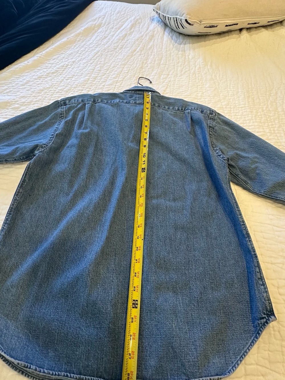 Ralph Lauren women Denim Button-Down Shirt in Light Blue - - Picture 5 of 7